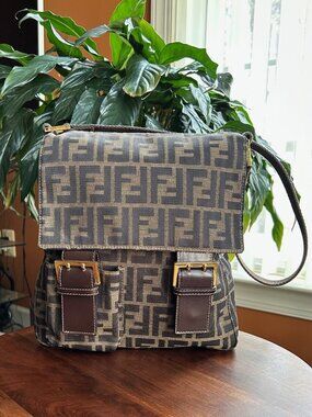 FENDI Zucca Shoulder Bag